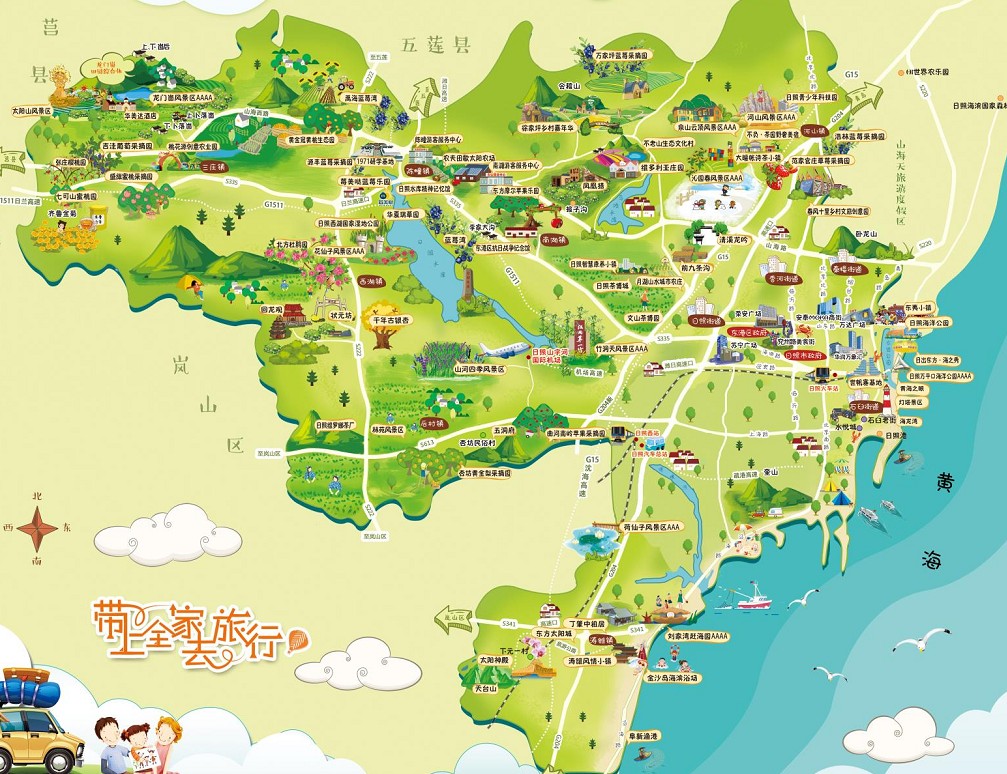 忻州景区使用手绘地图给景区能带来什么好处？